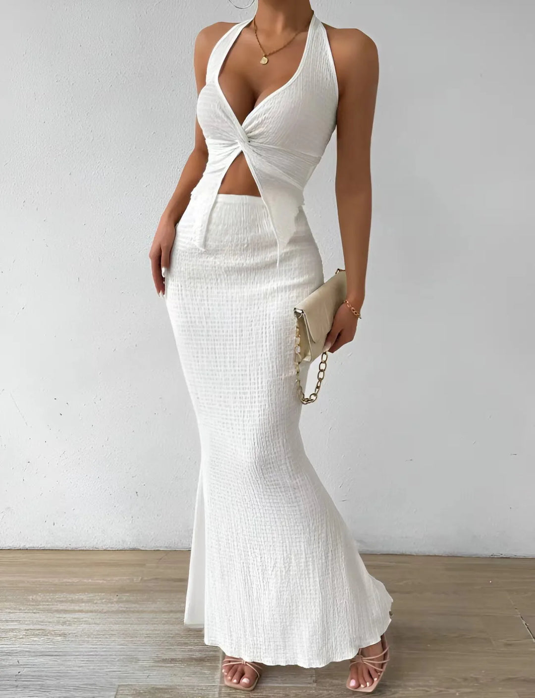 Long Dress Set - Two Piece