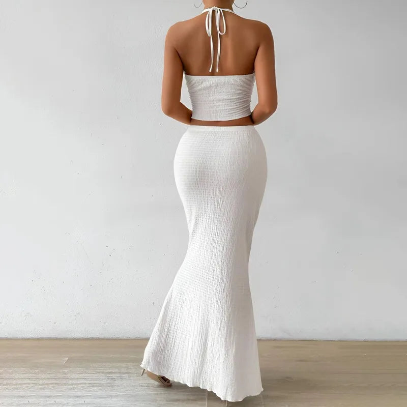 Long Dress Set - Two Piece