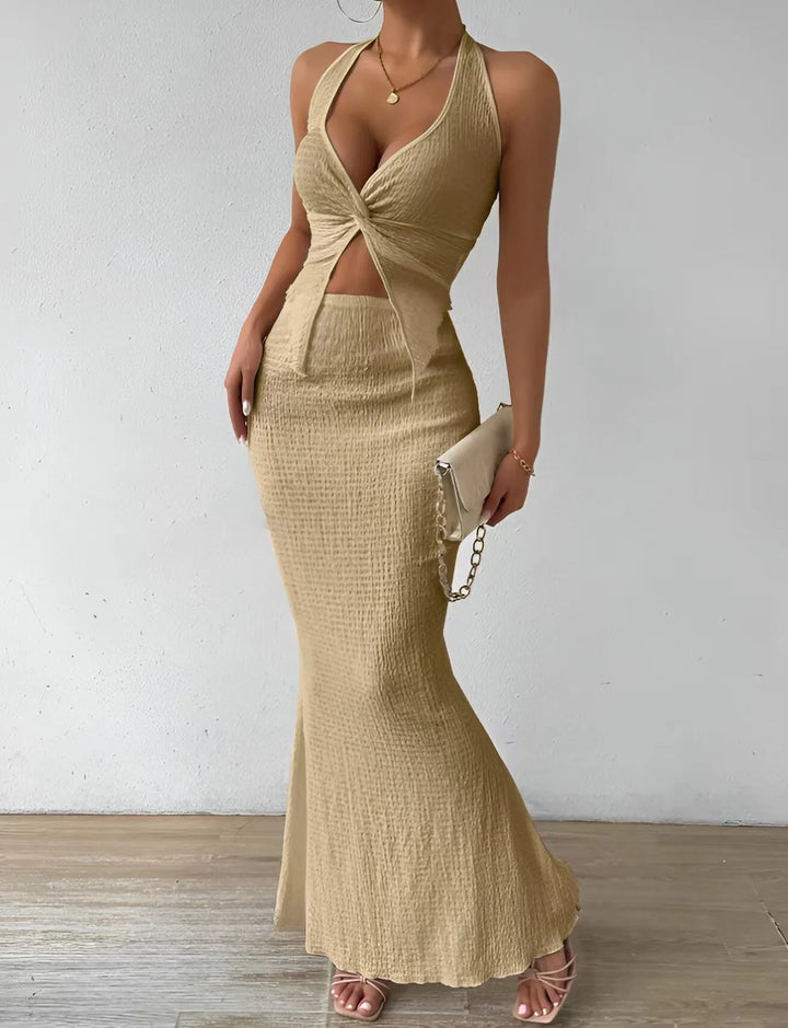 Long Dress Set - Two Piece