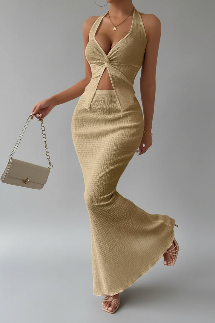 Long Dress Set - Two Piece