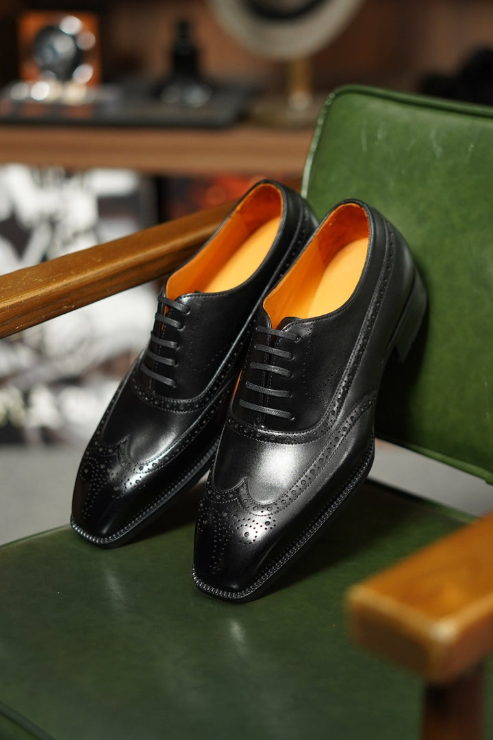 Handmade Wingtip Oxford Shoes