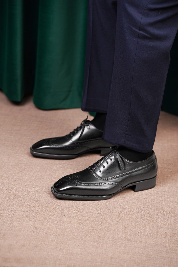 Handmade Wingtip Oxford Shoes