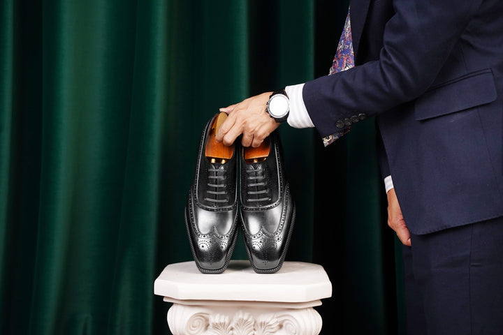 Handmade Wingtip Oxford Shoes