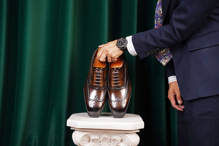 Handmade Wingtip Oxford Shoes