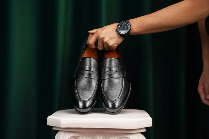 Luxury Blake Stitch Penny Loafers