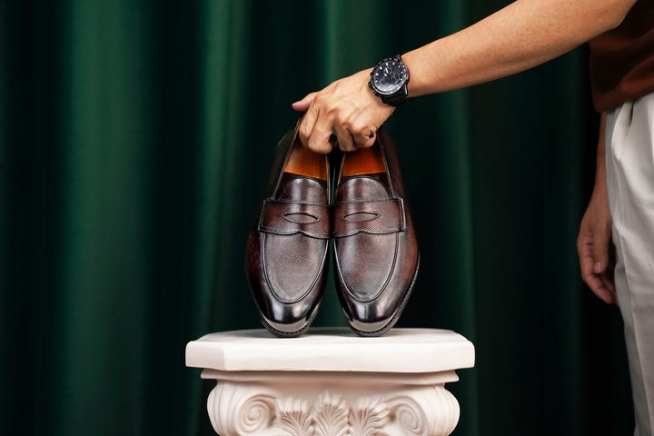 Luxury Blake Stitch Penny Loafers