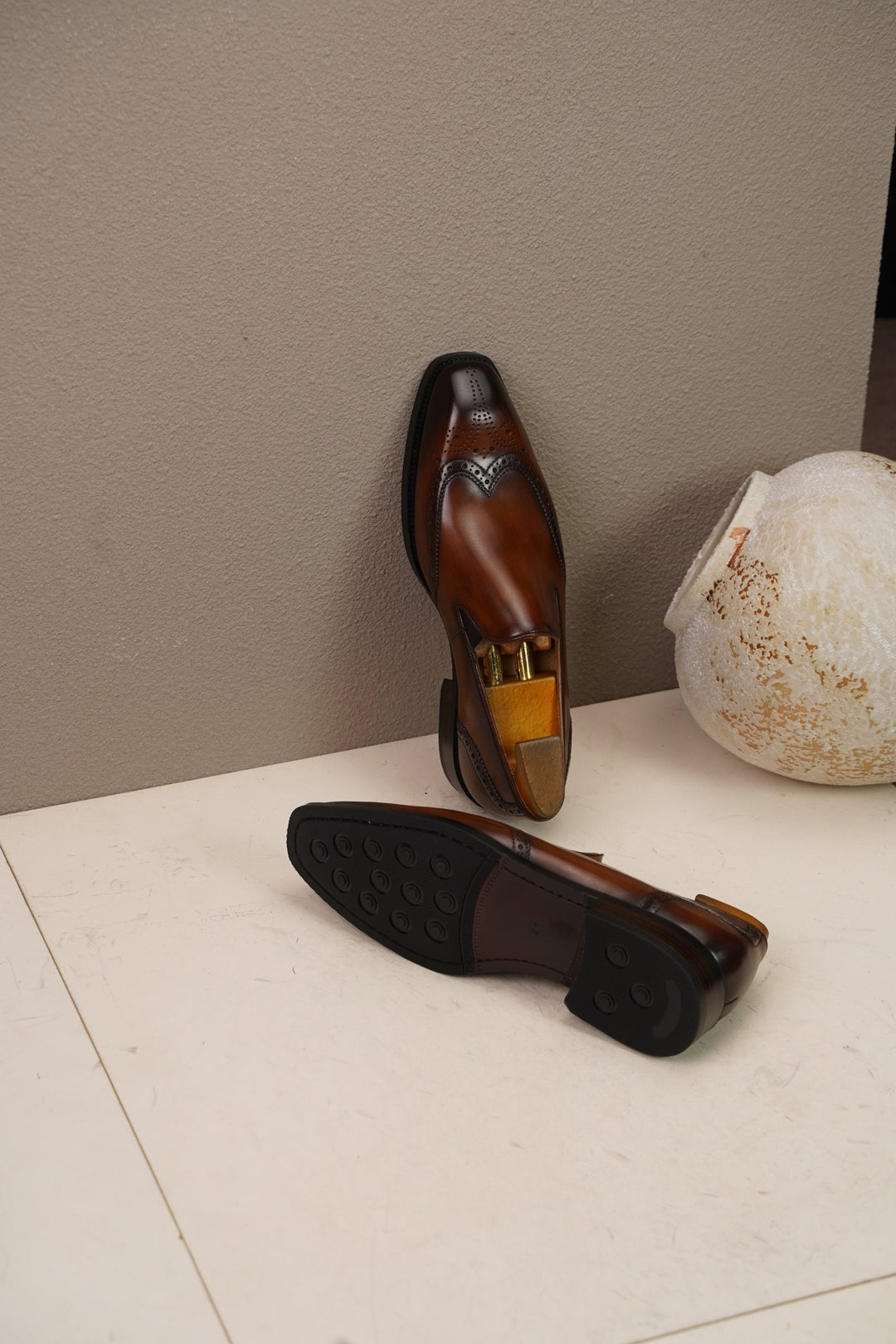 Luxury Wingtip Brogue Loafers