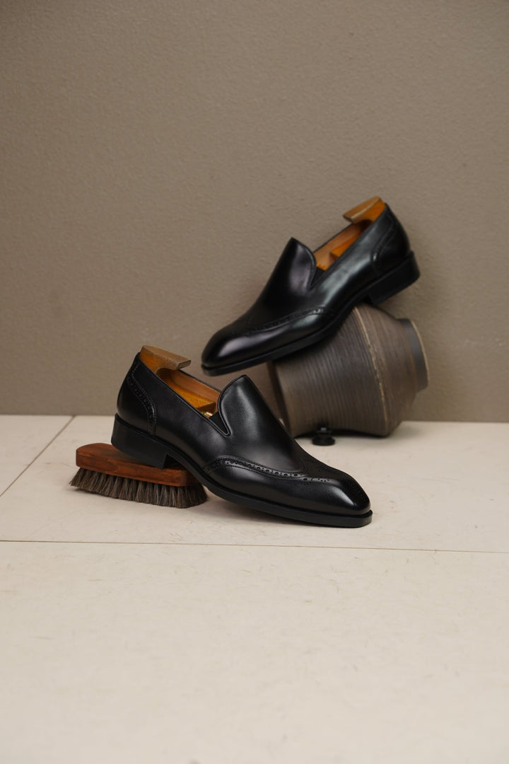 Luxury Wingtip Brogue Loafers