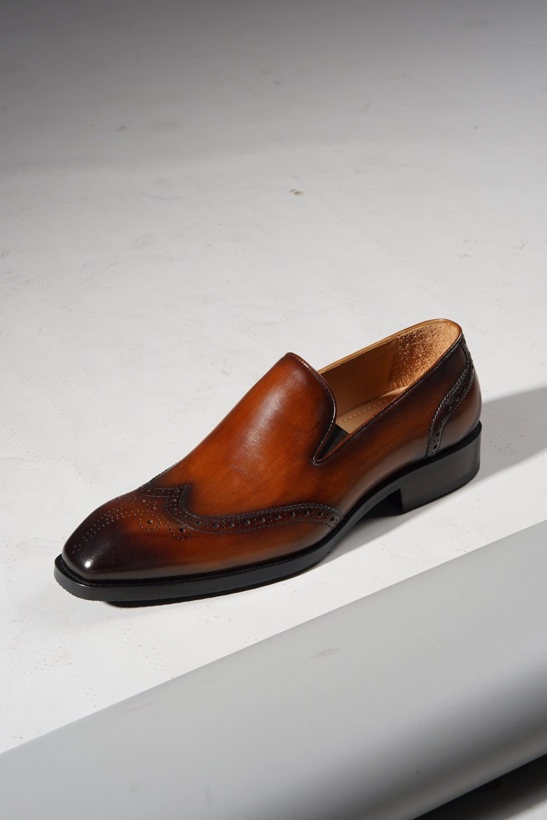 Luxury Wingtip Brogue Loafers