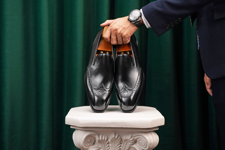 Luxury Wingtip Brogue Loafers