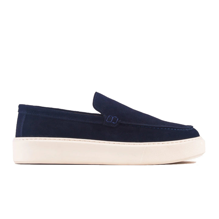 Blue Suede Loafers