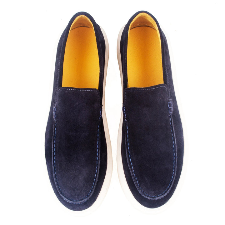 Blue Suede Loafers