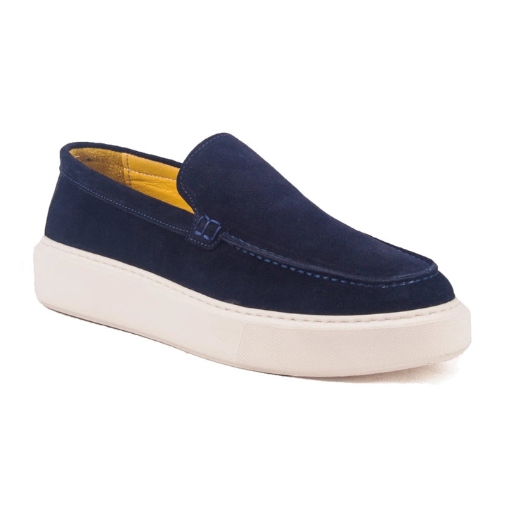 Blue Suede Loafers