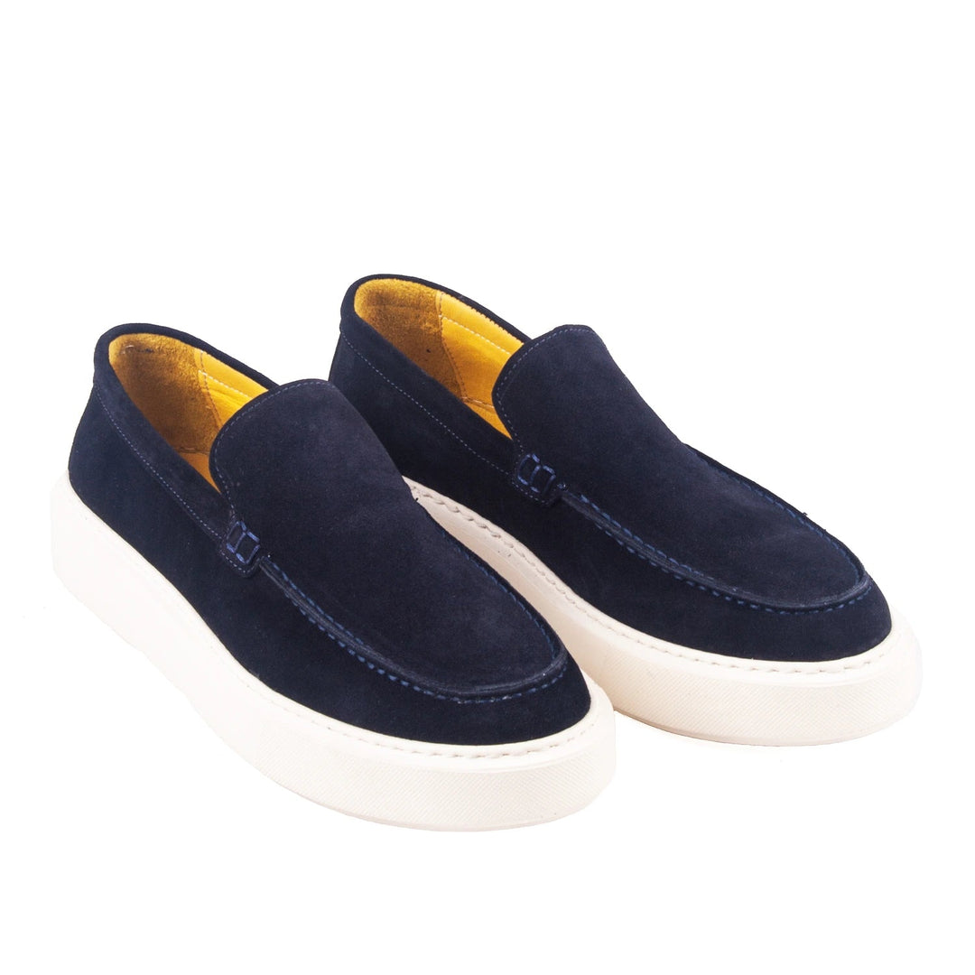 Blue Suede Loafers