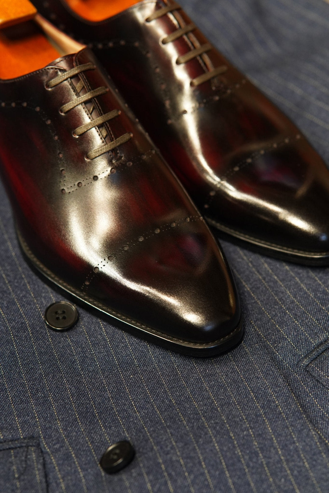 AFLOIR Cap Toe Oxford formal footwear detail