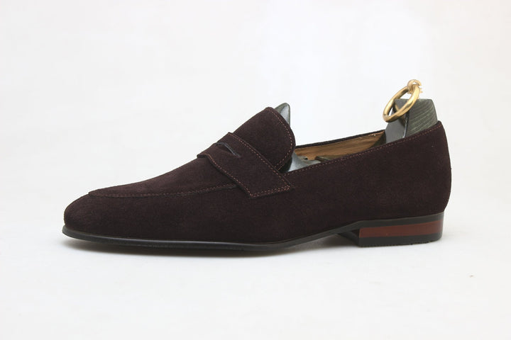 Suede Penny Loafers