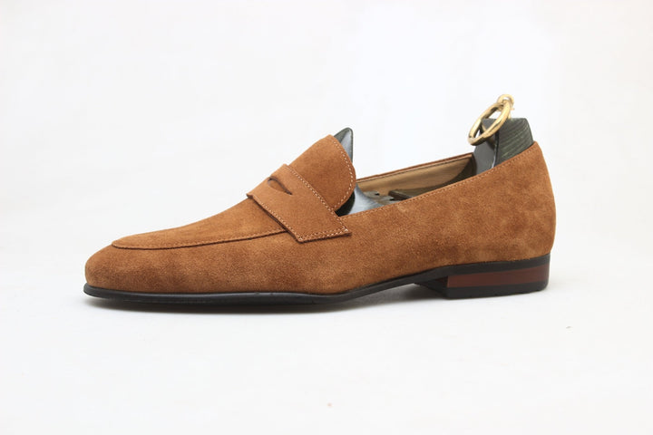Suede Penny Loafers