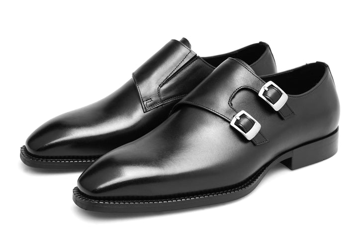 The Double Monkstrap - Black