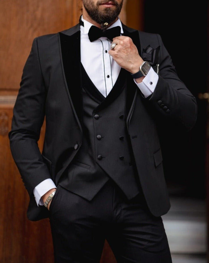 The Imperial Velvet Tux – Black