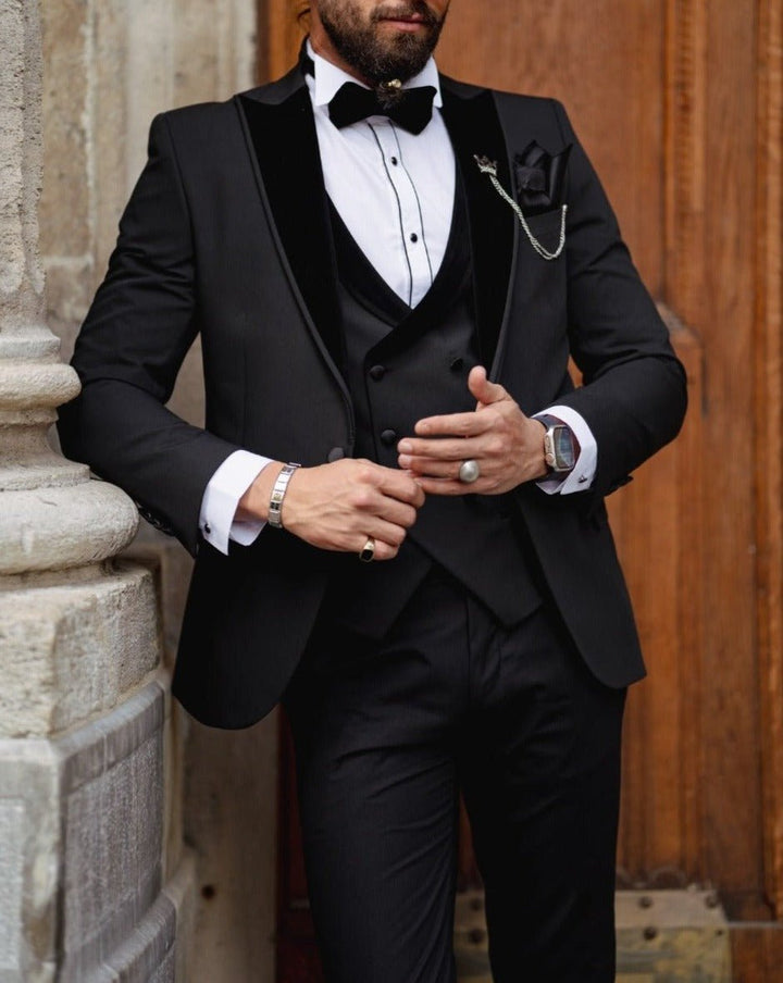 The Imperial Velvet Tux – Black