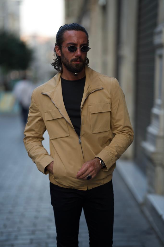 Bag Pocket Seasonal Coat - Beige