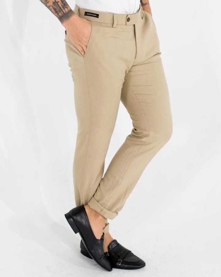 Beige Pants
