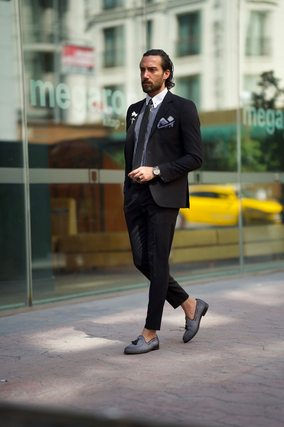 The Mono Slim Suit – Black