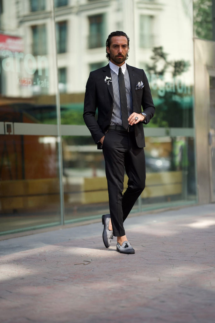 The Mono Slim Suit – Black